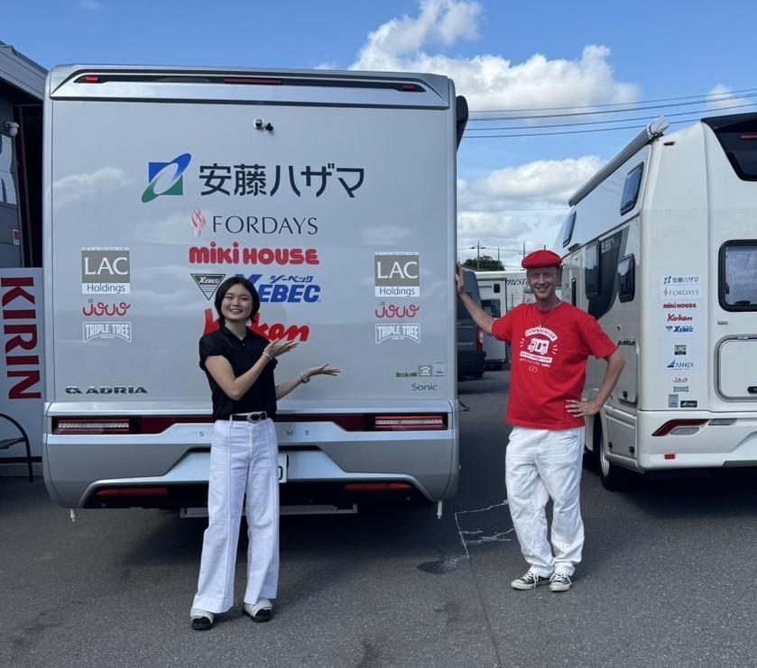 レーシングドライバーの野田樹潤さんご来店!!